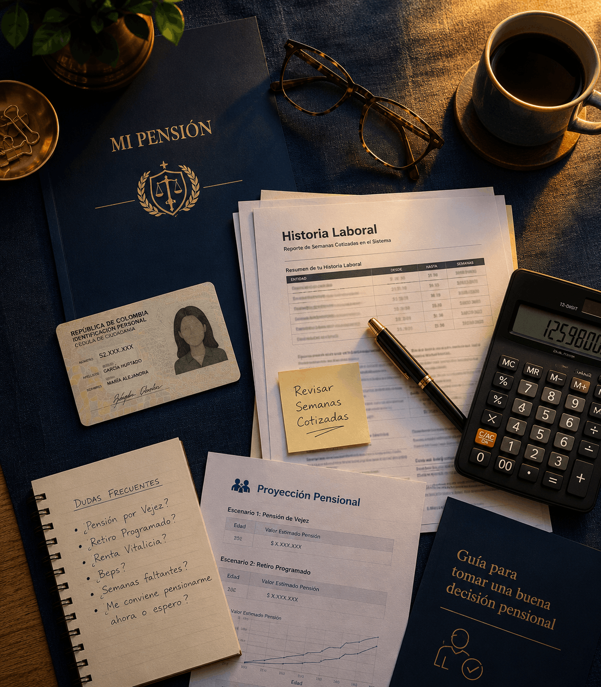 Documentos y análisis de caso pensional